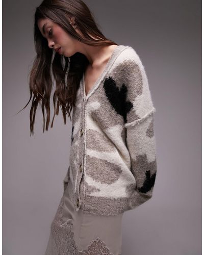 TOPSHOP Cardigan - Marrone