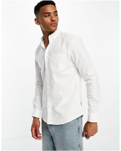 Only & Sons Camisa oxford blanca - Blanco