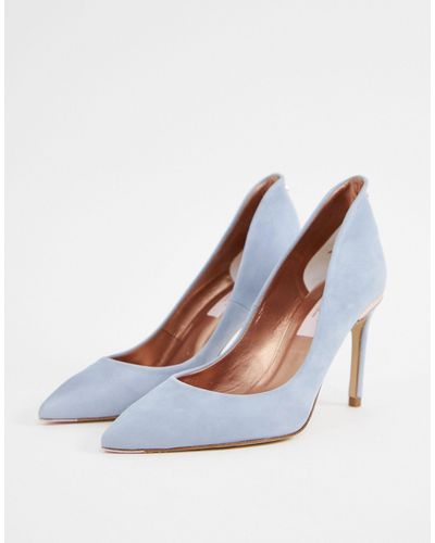 Ted Baker Suede Heeled Shoes - Blue