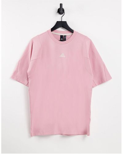 adidas Originals Adidas sportswear - t-shirt confort à broderie logo - Rose