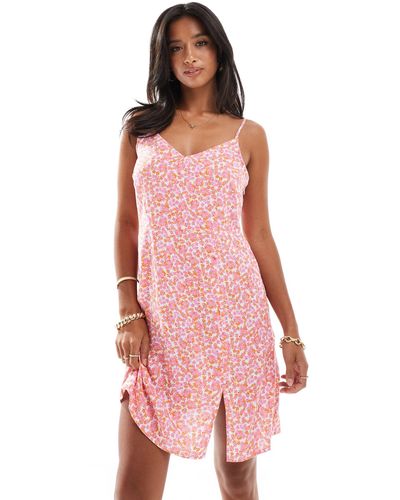 Vero Moda – camisole-minikleid - Pink