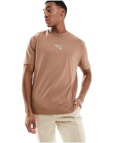 ASOS Relaxed T-shirt - Brown