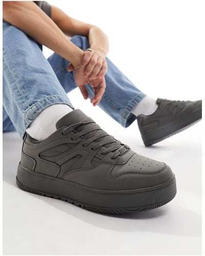 Bershka Chunky Sneakers - Gray