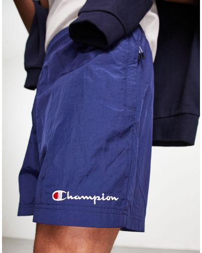Champion Nylon Warm Up Shorts - Blue