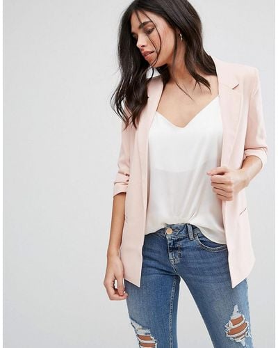 Soaked In Luxury Shirley Blazer - Pink