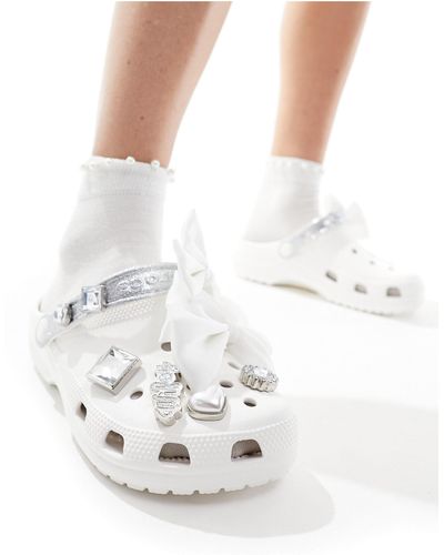 Crocs™ – klassische hochzeits-clogs - Weiß