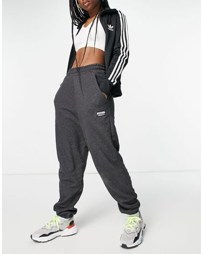 adidas Originals Ryv - joggingbroek Met Aansluitende Boorden En Logo - Zwart