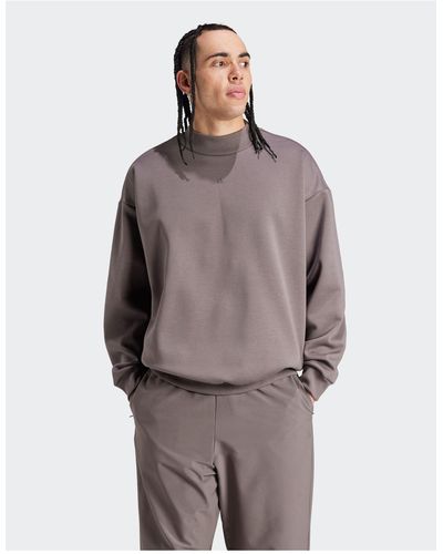 adidas Originals Adidas Basketball Crew Sweatshirt - Grey