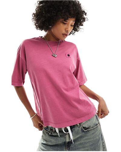 Carhartt Nelson Dyed T-shirt - Pink