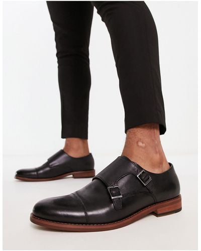 Office Malvern Monk Shoes - Black