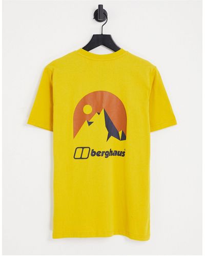 Berghaus Mont Blanc Mountain T-shirt - Yellow