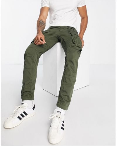 G-Star RAW Rovic Zip 3d Straight Tapered Fit Pants - Green