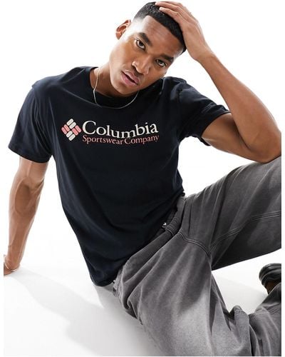 Columbia Csc Basic Logo T-shirt - Black