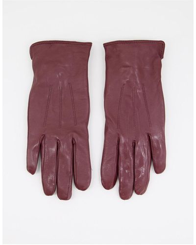 Barneys Originals Barney's Originals - Echt Leren Handschoenen Geschikt Voor Touchscreen - Rood
