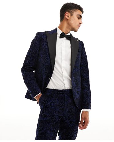 Twisted Tailor Arundati - giacca da abito - Blu