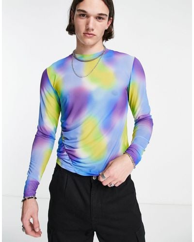 ASOS Muscle Long Sleeve T-shirt - Multicolour