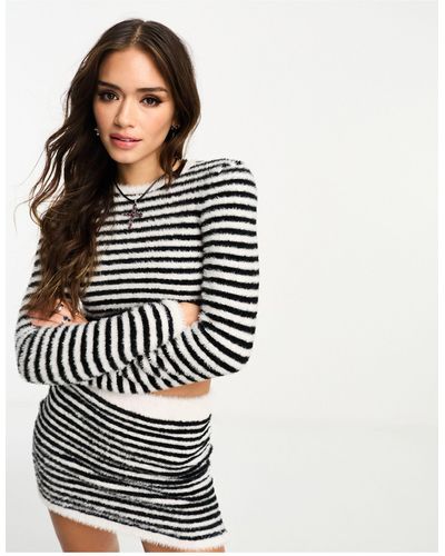 ASOS Jersey a rayas - Negro