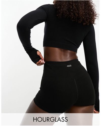 ASOS 4505 Hourglass Icon 3 Inch Booty Short - Black
