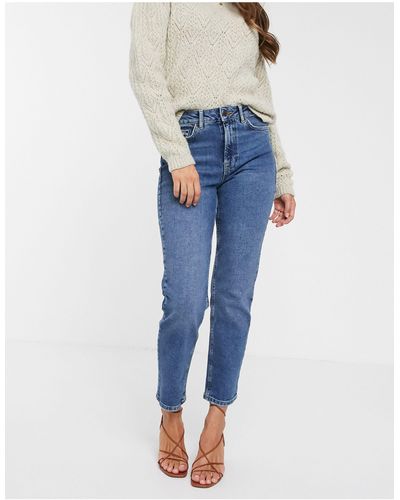 Vero Moda Organic Cotton Straight Leg Jeans - Blue