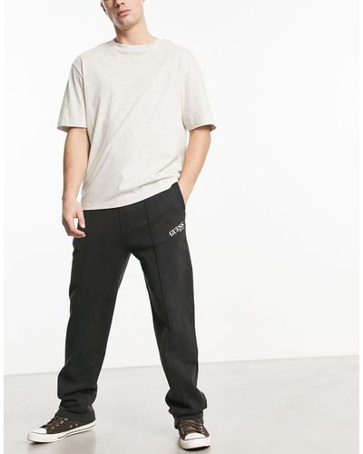 Guess Joggers negros con logo - Blanco