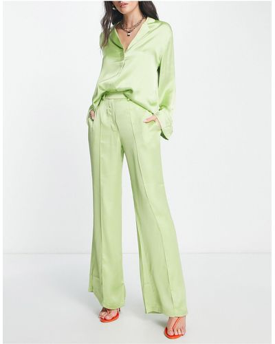 Pretty Lavish Pantaloni verdi - Verde