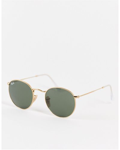 Ray-Ban Round Sunglasses - White