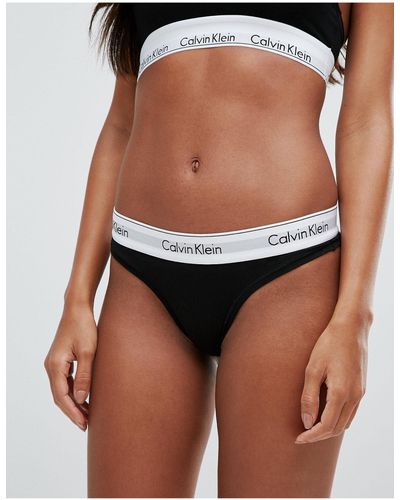 Modern cotton shop thong