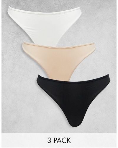 Weekday 3 Pack Thong - Multicolour