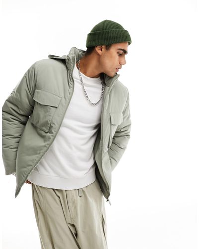 ASOS Doudoune fonctionnelle - vert sauge - Gris