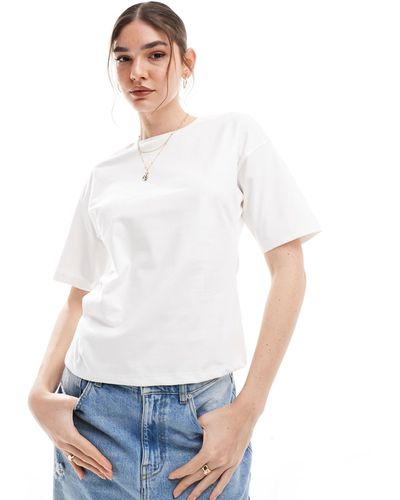 Vero Moda – aware – es t-shirt mit weiten ärmeln - Weiß