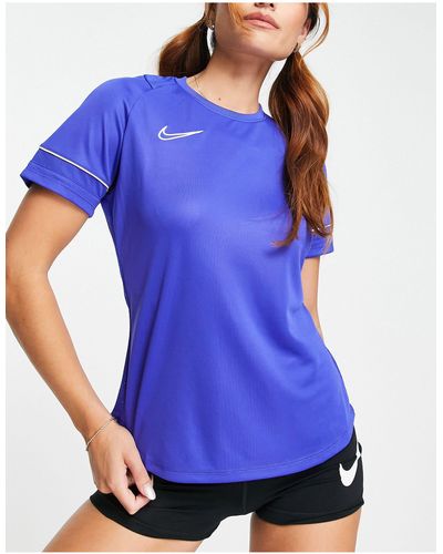 Nike Football Academy dri-fit - t-shirt - Blu