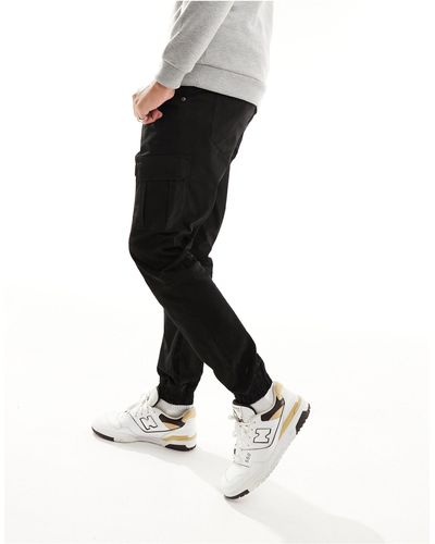 Another Influence Tall Cuffed Cargo Pants - Black