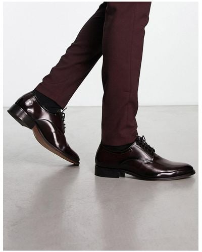 ASOS Lace Up Derby Shoes - Brown