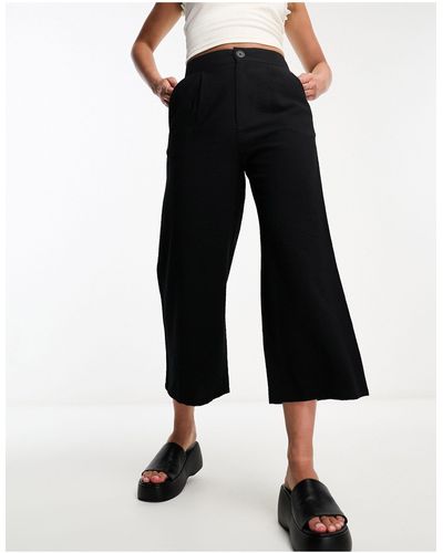 Stradivarius Jupe-culotte ajustée - noir - Neutre