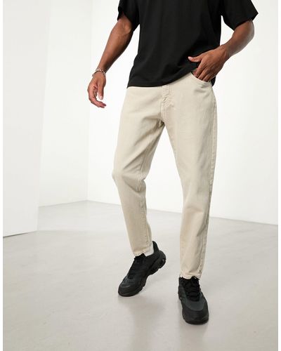 Pull&Bear Jeans Met Standaard Pasvorm - Zwart