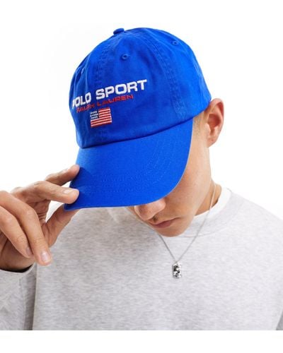 Polo Ralph Lauren – sport capsule – baseballkappe aus twill - Blau