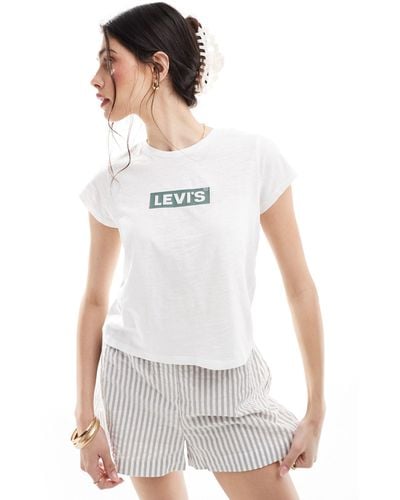 Levi's Authentic T-shirt With Box Tab Logo - White