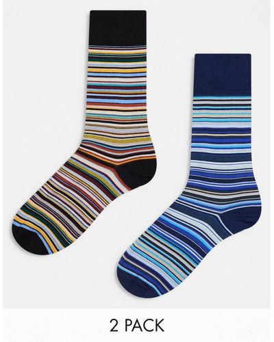 PS by Paul Smith Paul Smith 2 Pack Socks - Black