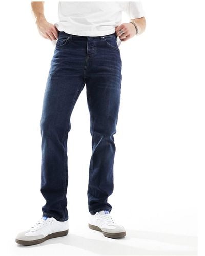 River Island Straight Fit Jeans - Blue