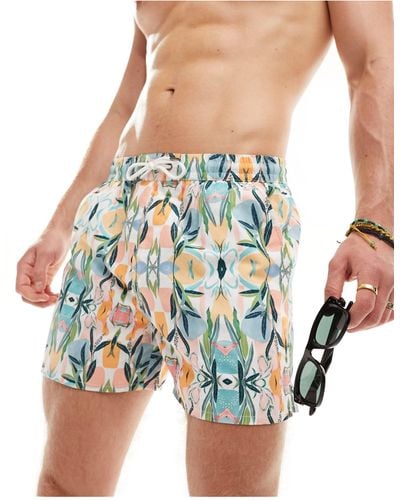 Another Influence Swim Shorts Co Ord - Blue