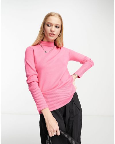 French Connection – hochgeschlossener pullover - Pink