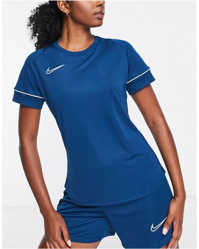 Nike Football Academy - t-shirt - Bleu