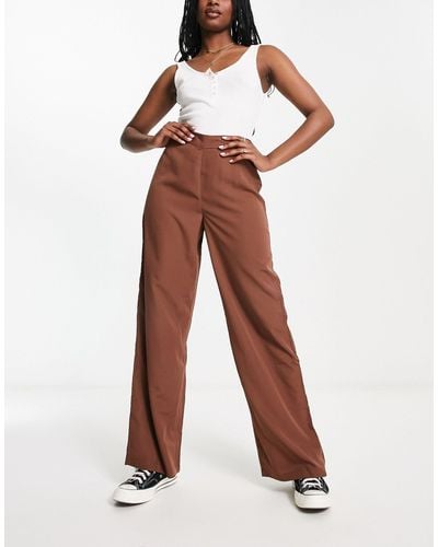 Vero Moda Tailored Trousers - Brown