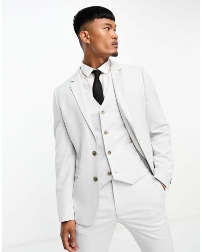 ASOS Wedding Super Skinny Suit Jacket - Gray