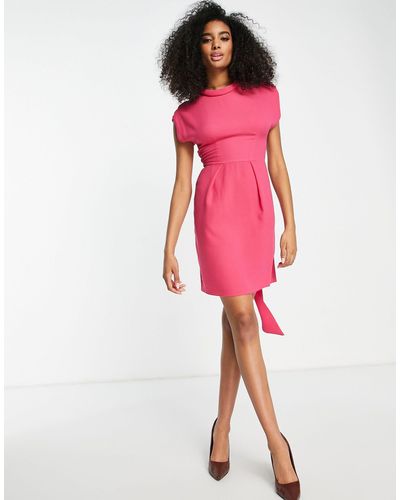 Closet Mini-jurk Met Riem Om - Roze