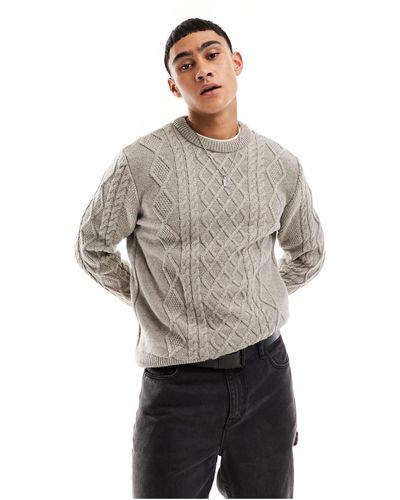 River Island Pull ras - Gris