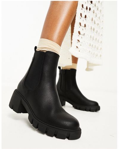 New Look Chunky Heeled Boots - White