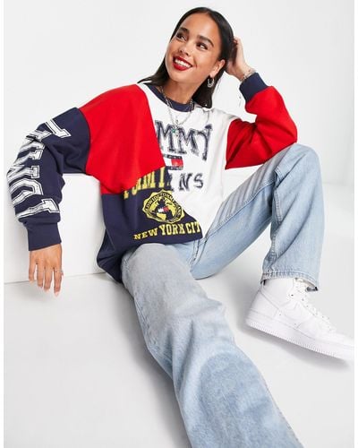 Tommy Hilfiger Sweatshirts for Women | Online Sale up to 66% off | Lyst