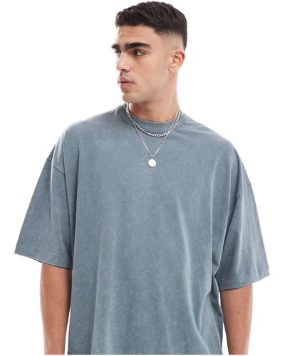 ASOS – extreme-oversize-t-shirt - Blau