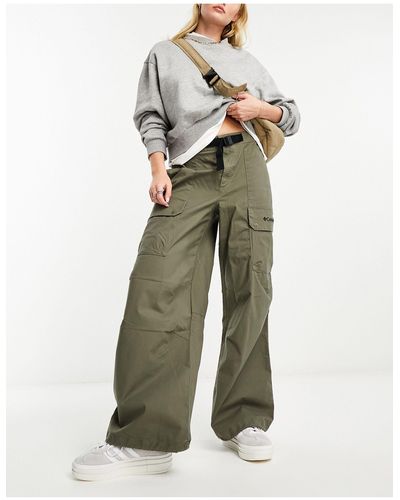 Columbia Wallowa 2.0 - pantaloni cargo kaki - Bianco